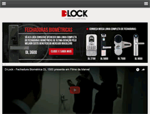Tablet Screenshot of dlock.com.br